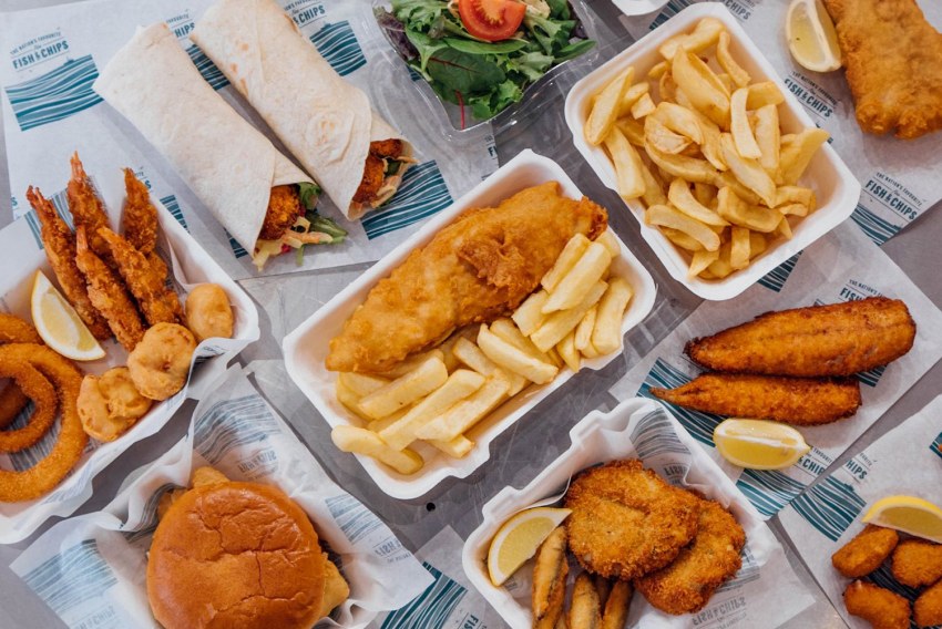 Меню Fish and Chips