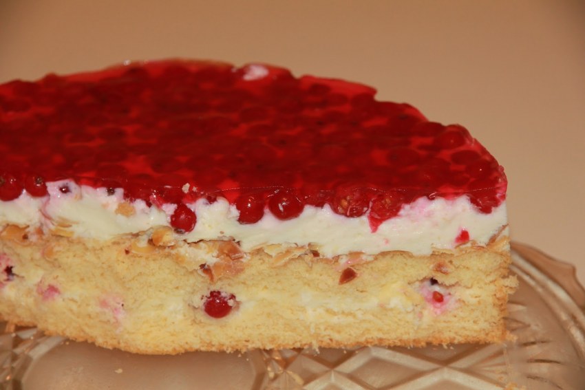 Торт из красной смородины