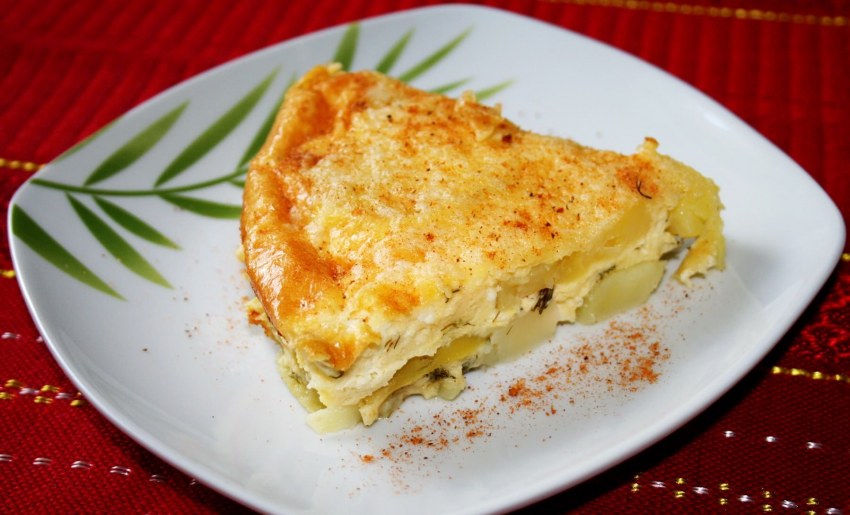 Запеканка картофельная с курицей