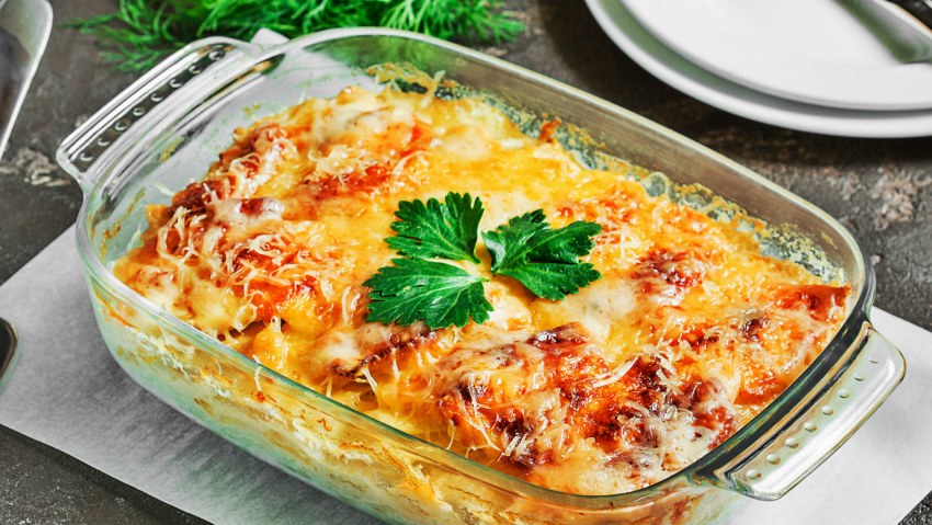 Курица «Пармантье»