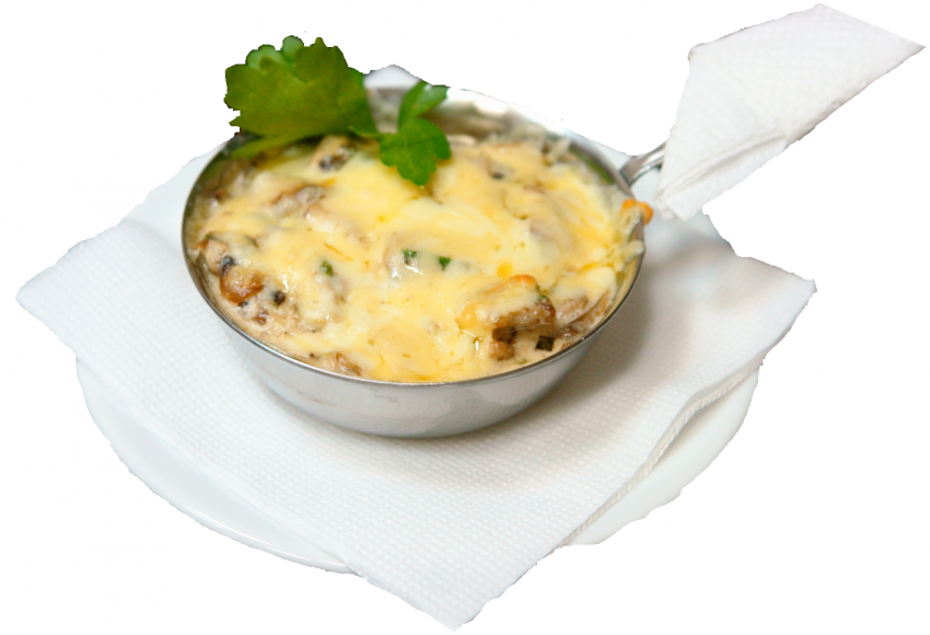 Жульен с курицей и грибами