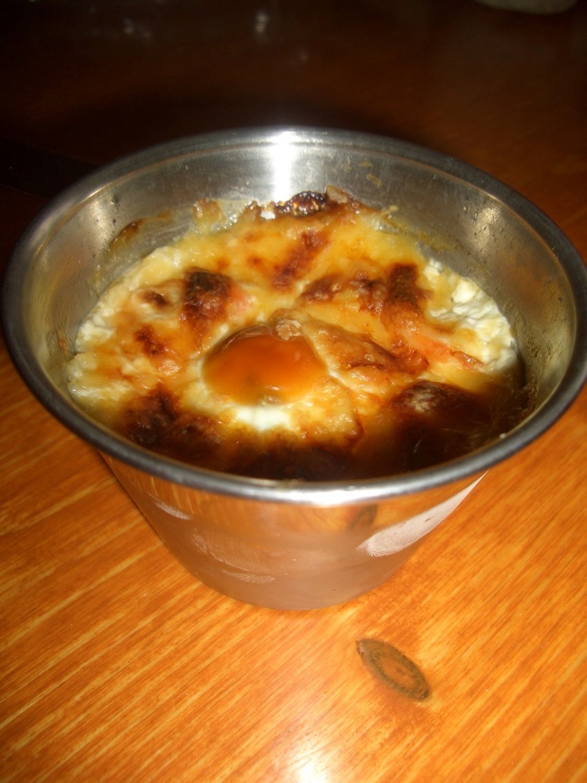 Жульен с креветками