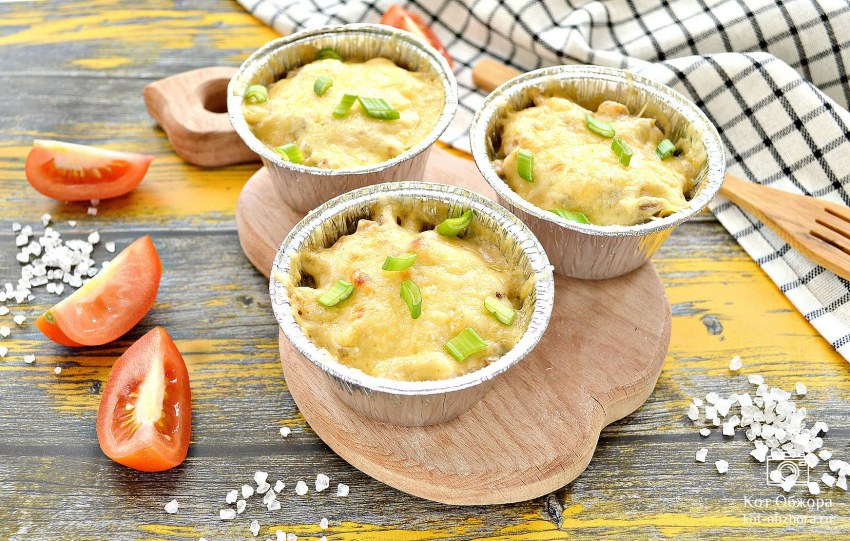 Жульен с индейкой