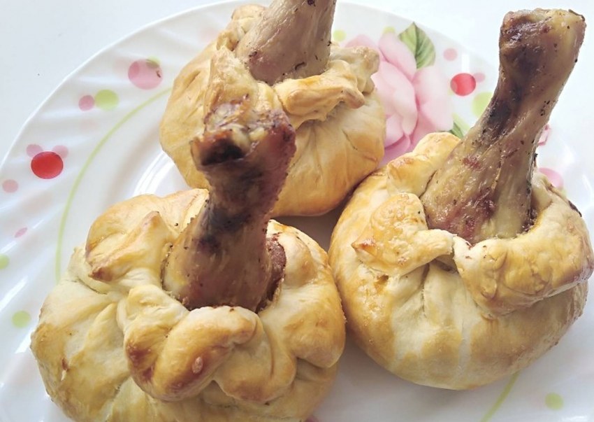 Куриные ножки в мешочке