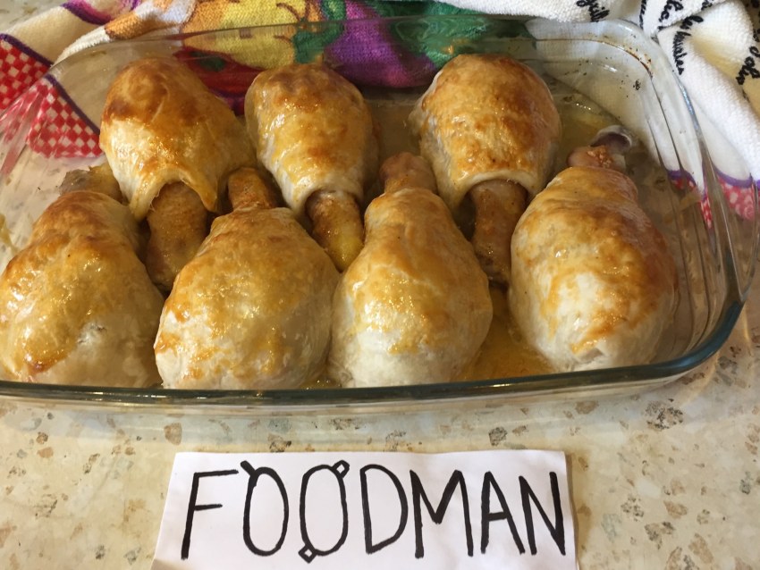 Куриные ножки в тесте