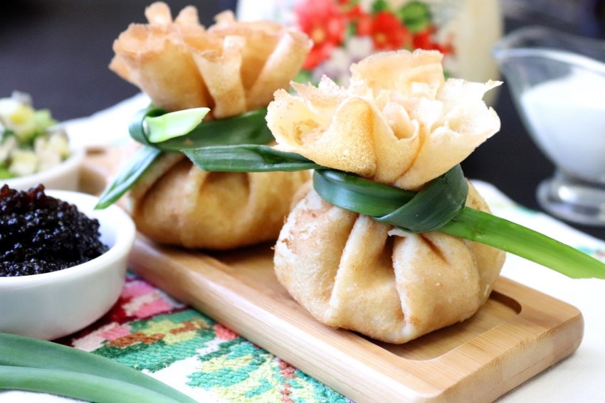 Русские мешочки с курицей