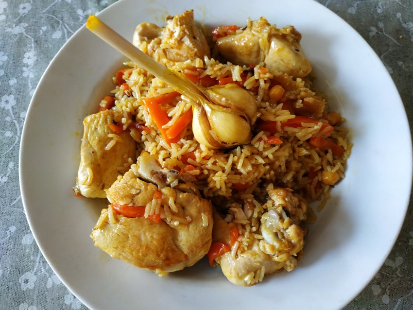 Плов с грудкой курицы