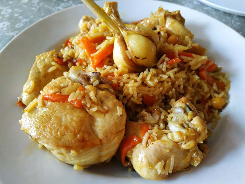 Плов с куриным филе