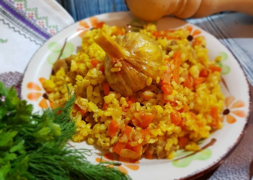 Булгур с индейкой