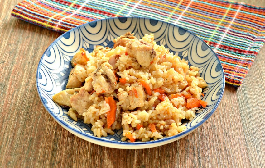 Плов с курицей