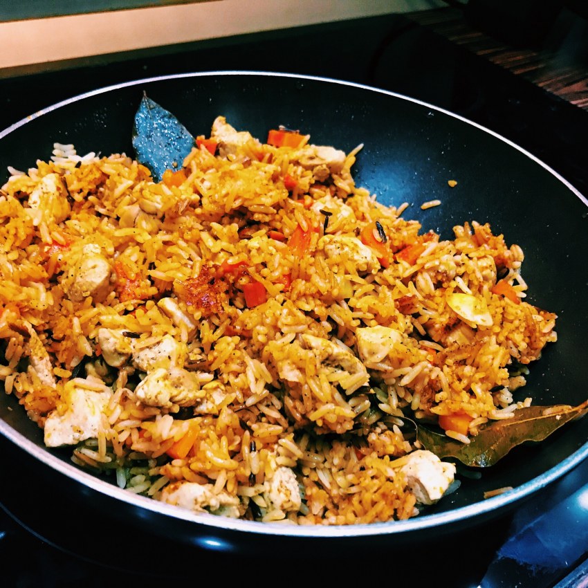 Плов с курицей