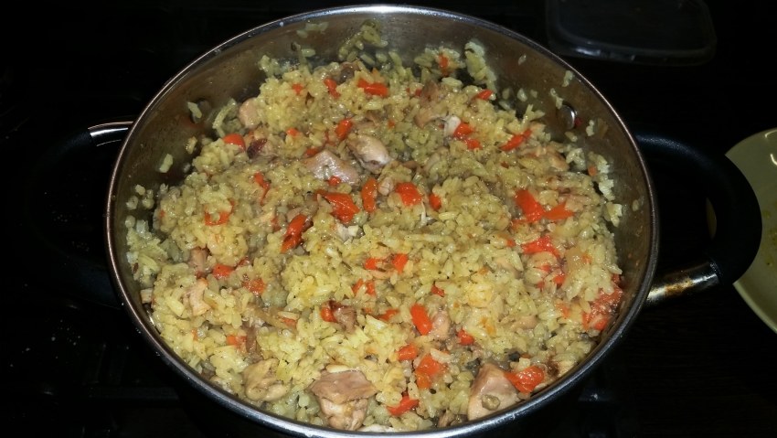 Плов с крылышками