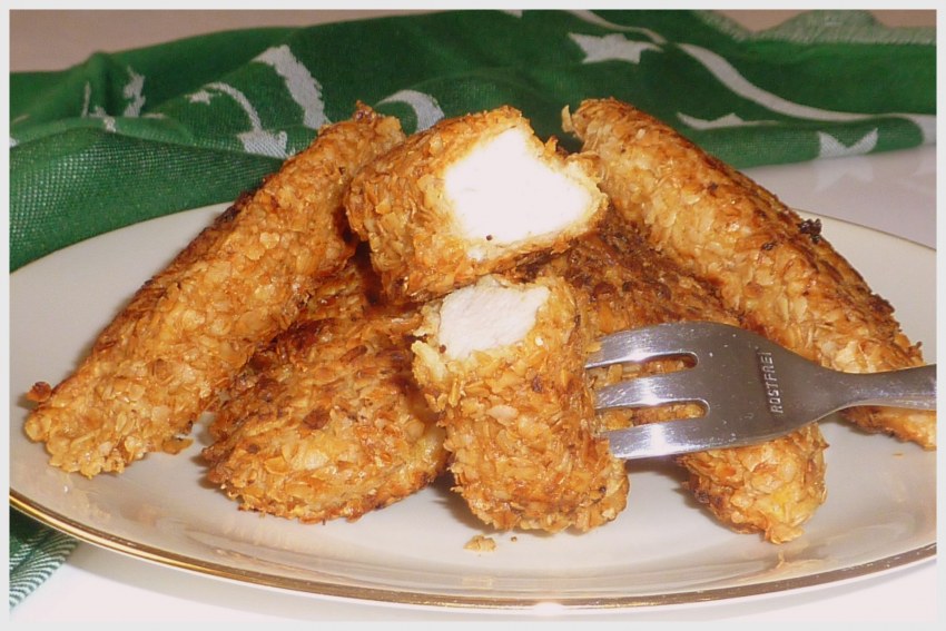 Мясо в панировочных сухарях