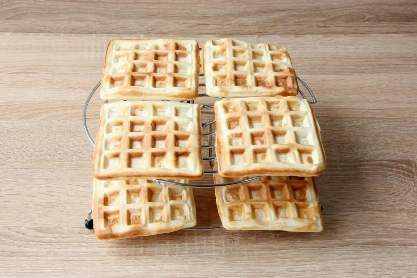 Вафли с овощами