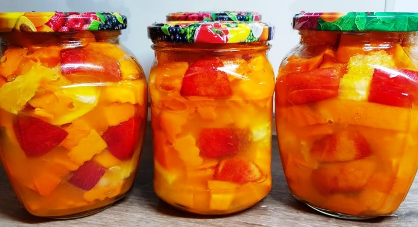 Манго из тыквы на зиму