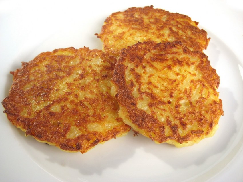 Картофельные драники круглые