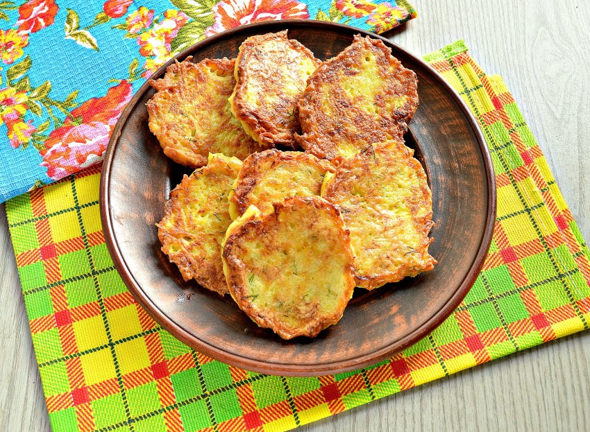 Картофельно тыквенные драники