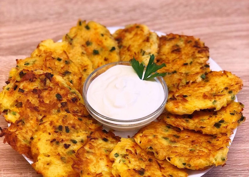 Постные драники из картошки