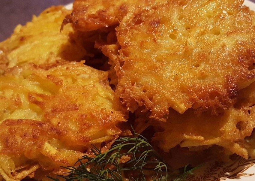 Драники картофельные с фаршем