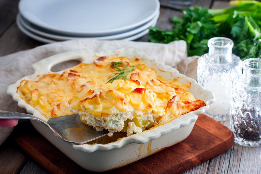 Французский картофель гратен