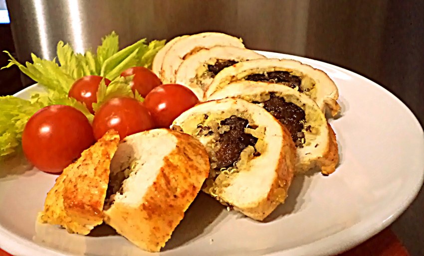 Куриная грудка фаршированная черносливом