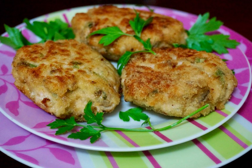 Рубленные котлеты с сыром