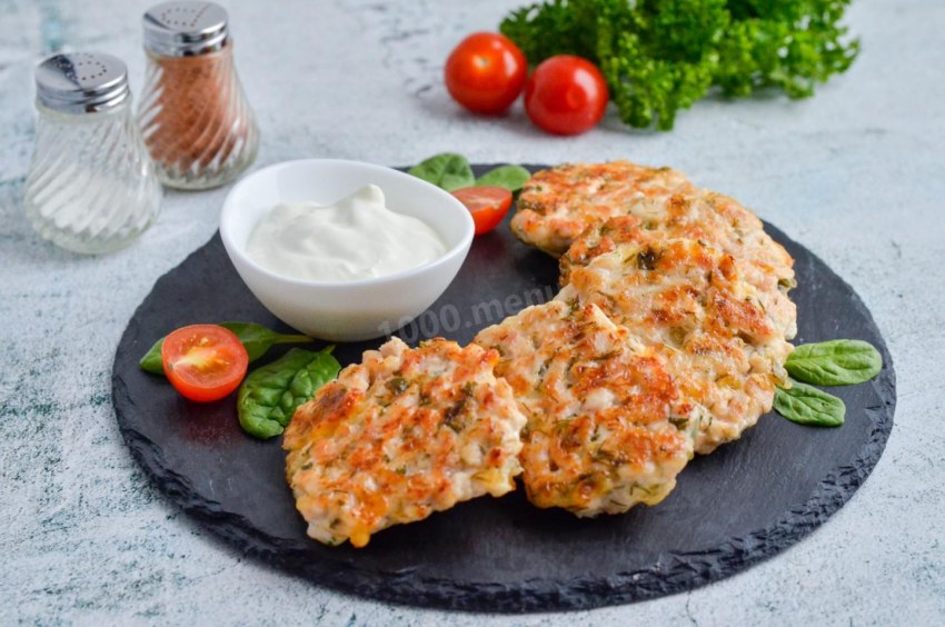 Рубленые котлетки из индейки