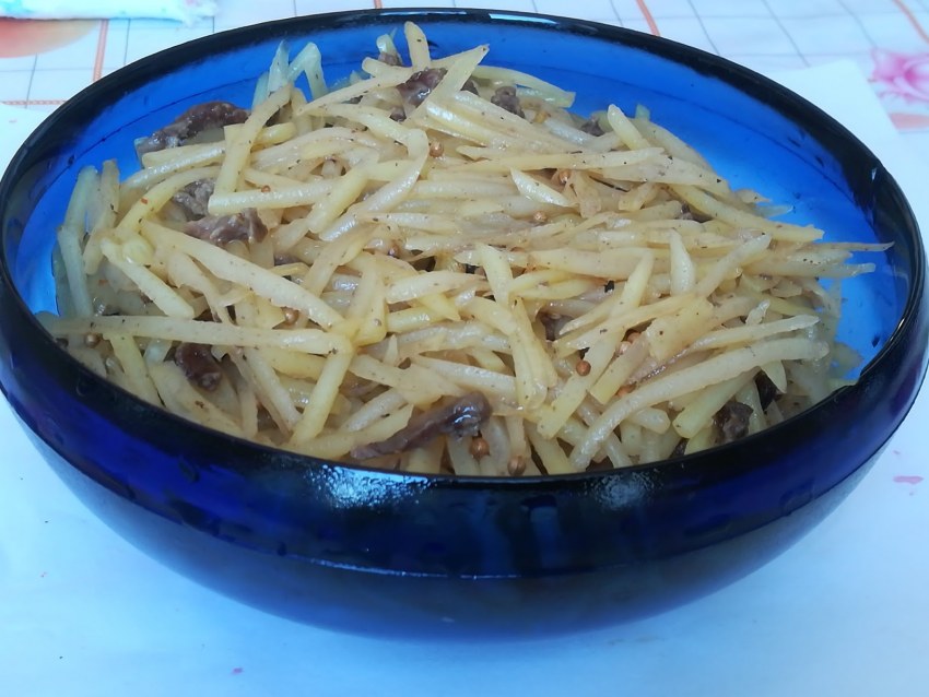 Салат корейский с картофелем