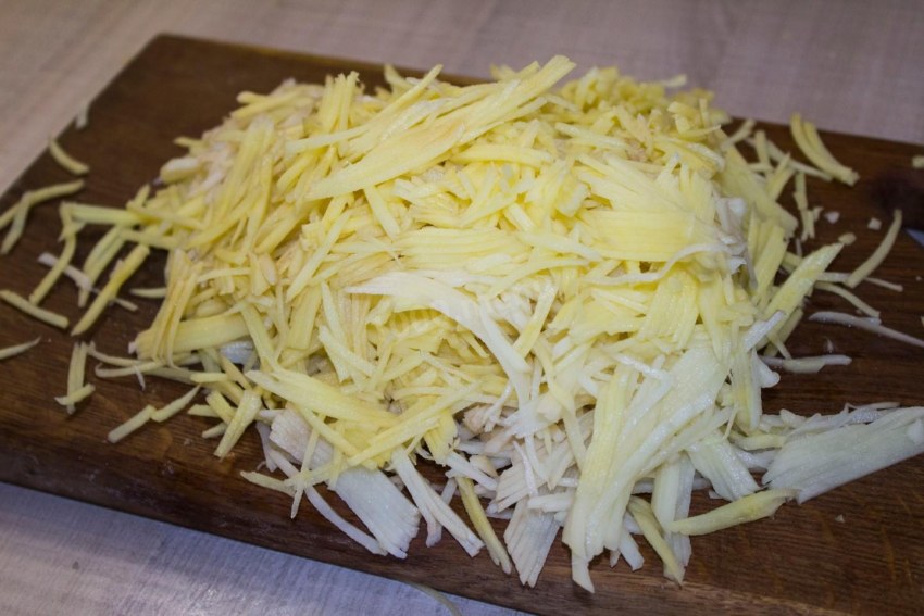 Картошка по корейски салат