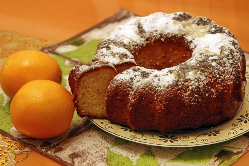 Апельсиновый кекс