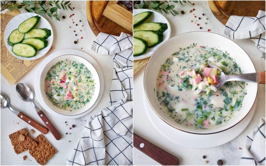 Окрошка на квасе