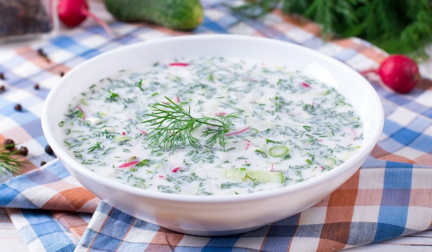Окрошка без редиски