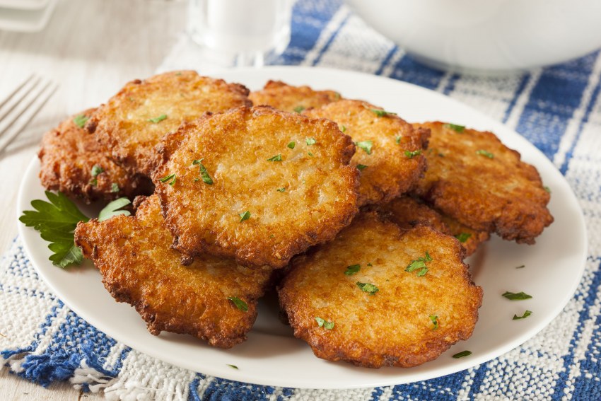 Драники с фаршем