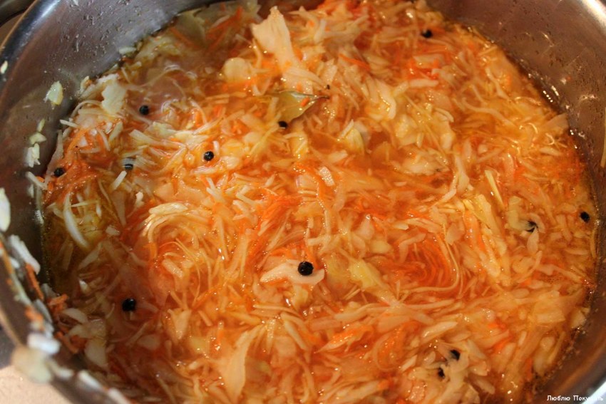 Соление капусты в банках