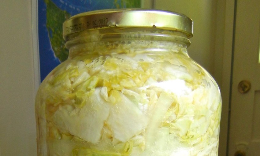 Капуста белокочанная квашеная