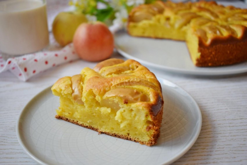 Яблочный пирог с кардамоном