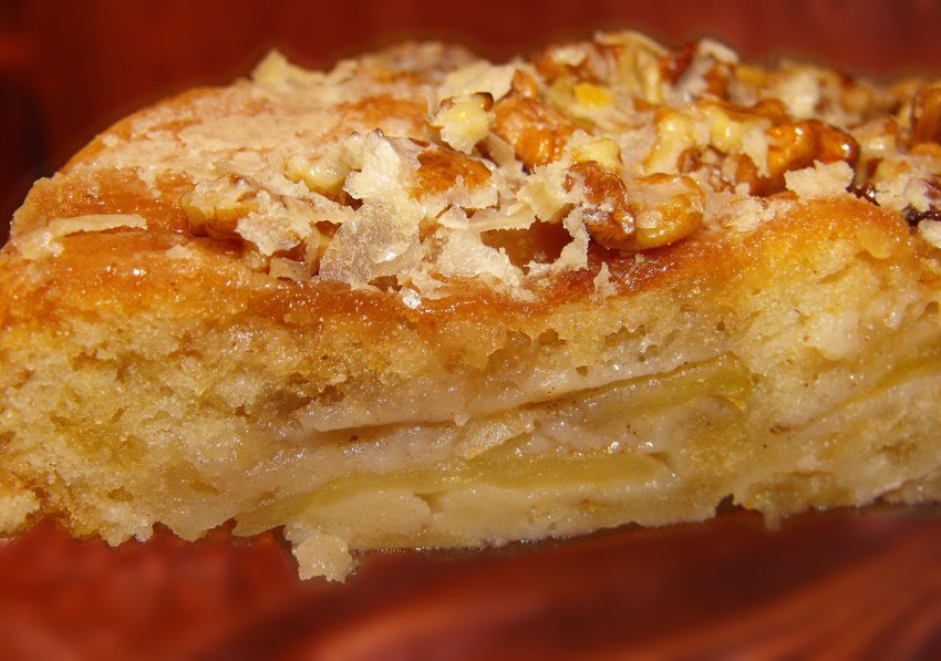 Яблочный пирог с суфле