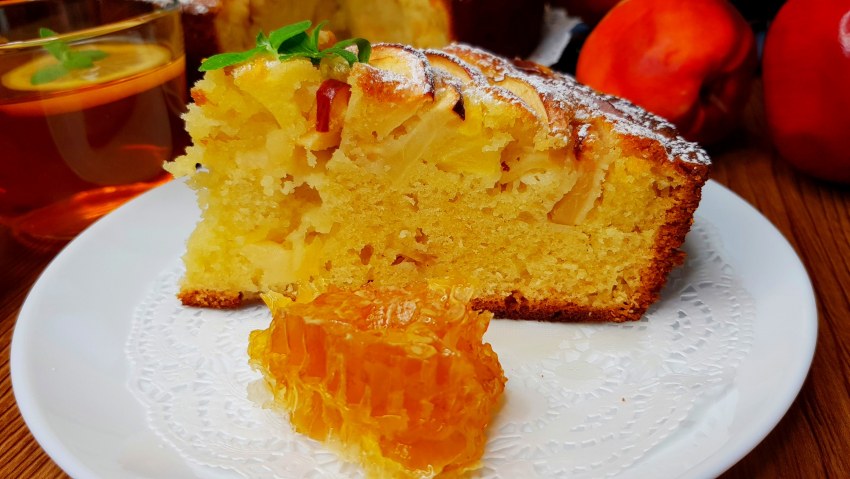 Немецкий яблочный пирог (Apfelkuchen)