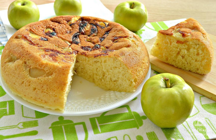Шарлотка в разрезе