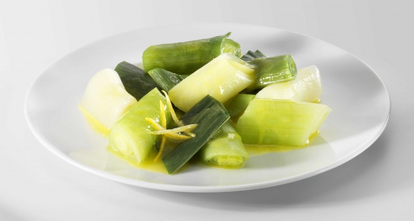 Закуски из лука порея
