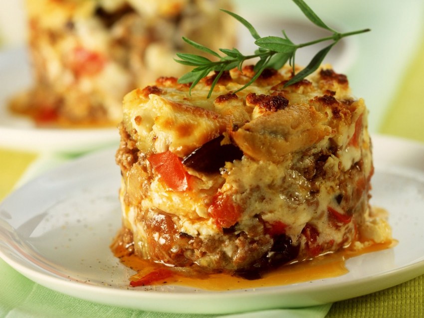 Мусака с сыром