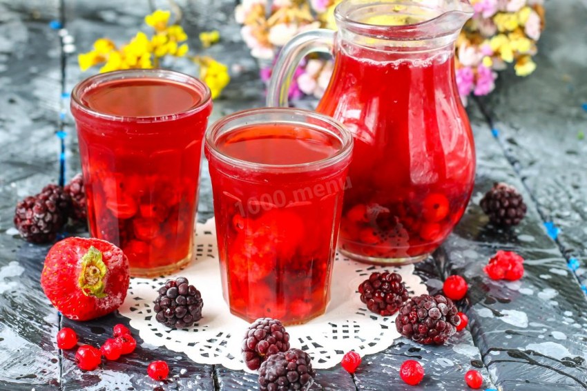 Морс из клюквы в мультиварке редмонд