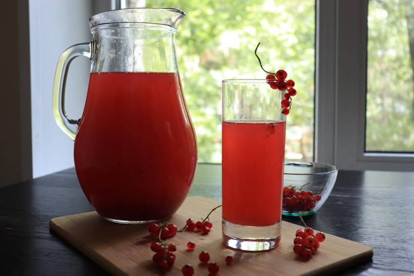 Морс клюквенный домашний