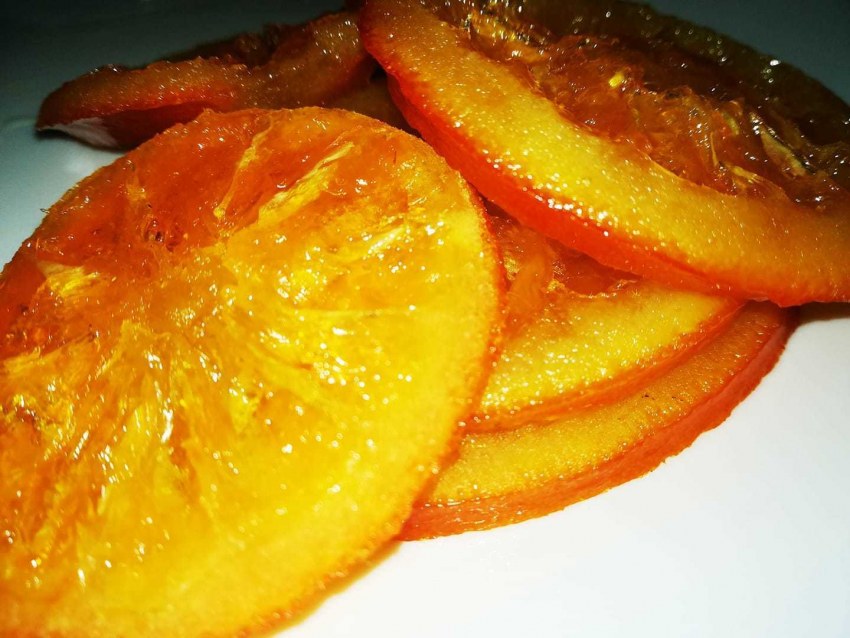 Цукаты из апельсина кружочками