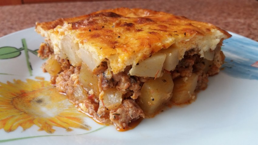 Мусака с картофелем по-румынски