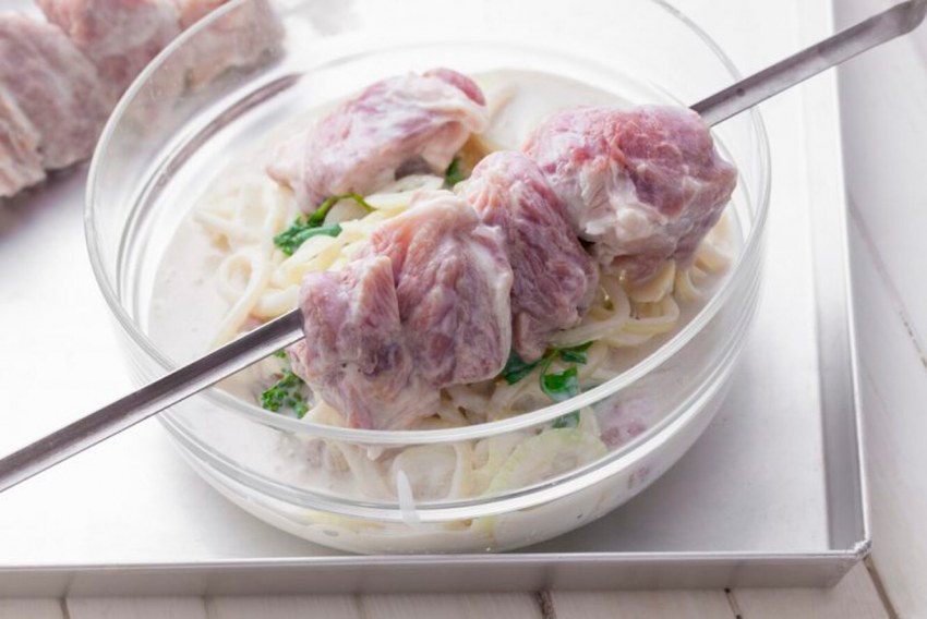 Маринад для шашлыка на кефире