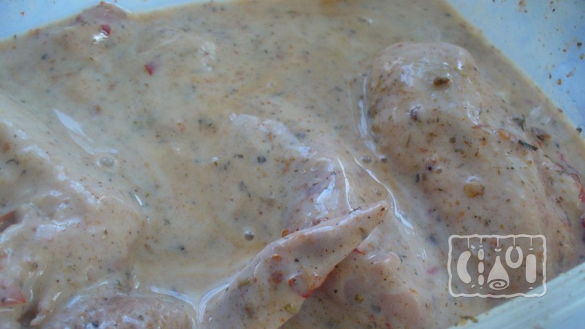 Маринад из кефира для курицы