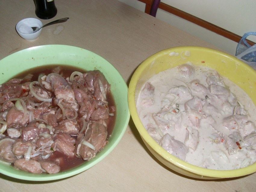 Шашлык маринованный
