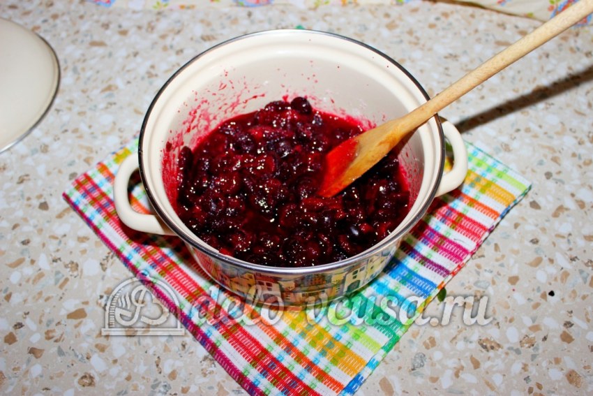 Джем из вишни без косточек на зиму густое через мясорубку