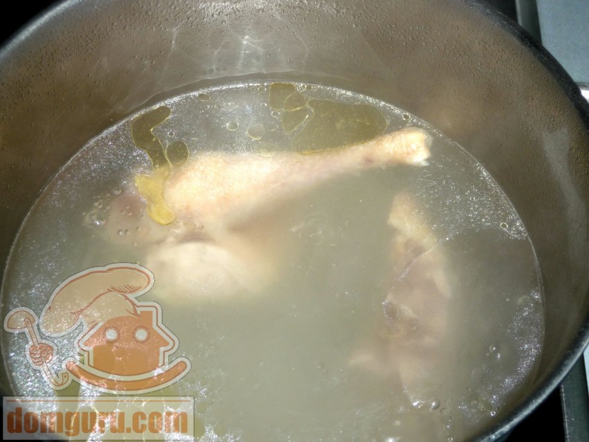 Мутный бульон из курицы